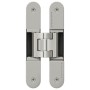 Slēptās eņģes TECTUS TE 240 3D Matt Nickel (60 kg / 2 vnt)