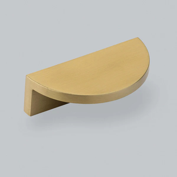 Furniture handle ECLIPSE (smooth) — brushed brass