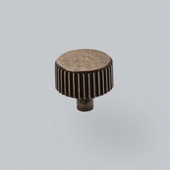 Furniture handle barrington round knob — dark bronze