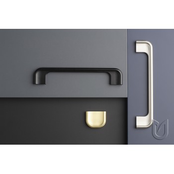 Furniture handle TULIP TONK — black