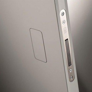 Magnētiskā WC slēdzene ar plāksni BONAITI NO-HA MINI 937-G992 — matēts hroms