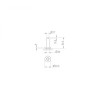 Door support TUPAI 2619 — stainless steel