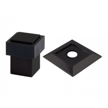 Adhesive door stop 3986 Q — black