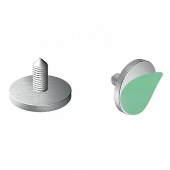Adhesive pad for door support JNF IN.13.BS.25 — stainless steel