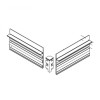 ACC.505 skirting base PBSB external corner joint details