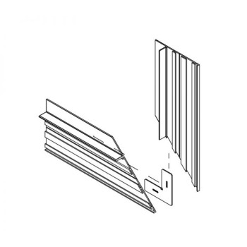 ACC.506 kāpņu protektora savienojuma elements grīdlīstes profiliem PBSB