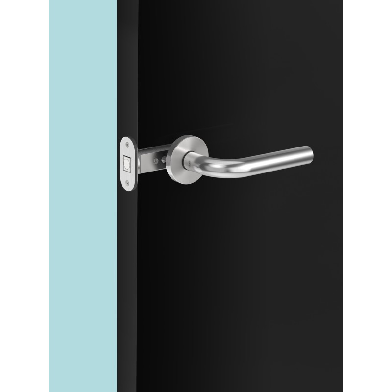 Magnetic lock with plate JNF IN.20.153 — stainless steel