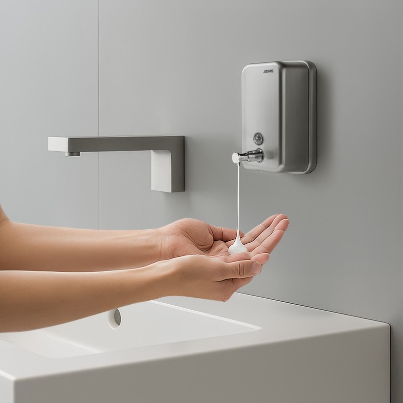 Soap dispenser IN.60.483 — stainless steel