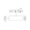 Upper bracket JNF IN.81.110 — stainless steel