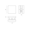Angle bracket JNF IN.81.117 — stainless steel