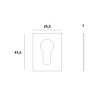 Rozetes JNF IN.04.QY01S.TCH — titāns
