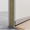 JNF F900 aluminum skirting profile + aluminum skirting without LED / with LED lighting option