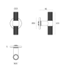 Rokturis JNF IN.00,172.LN — melns