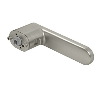 Handle MP IMPRESSA with integrated lock — matt nickel