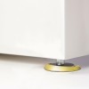 Glued/Screwed magnetic door stop STOPPINO MOD 2.5 — polished brass