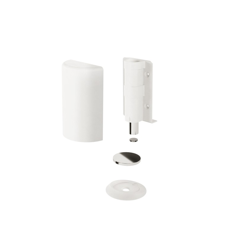Adhesive magnetic door stop STOPPINO X — grey