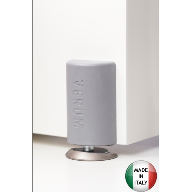 Adhesive magnetic door stop STOPPINO X — grey