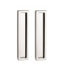 Sliding door handle PAMAR 1158 — polished chrome