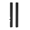 Pull door handle SECRET with integrated lock — black