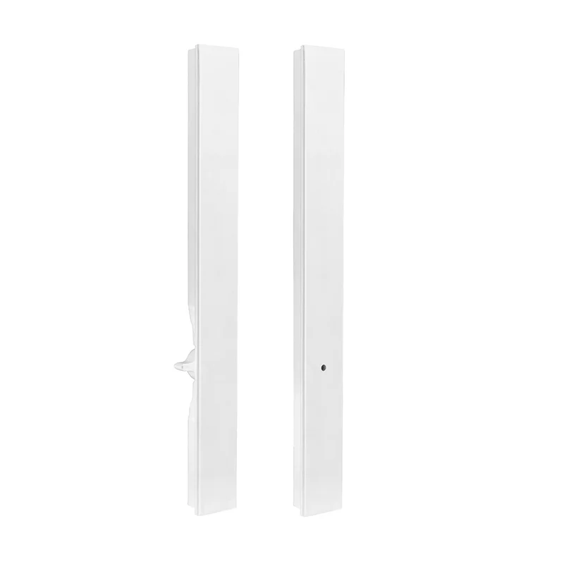 Pull door handle SECRET with integrated lock — white