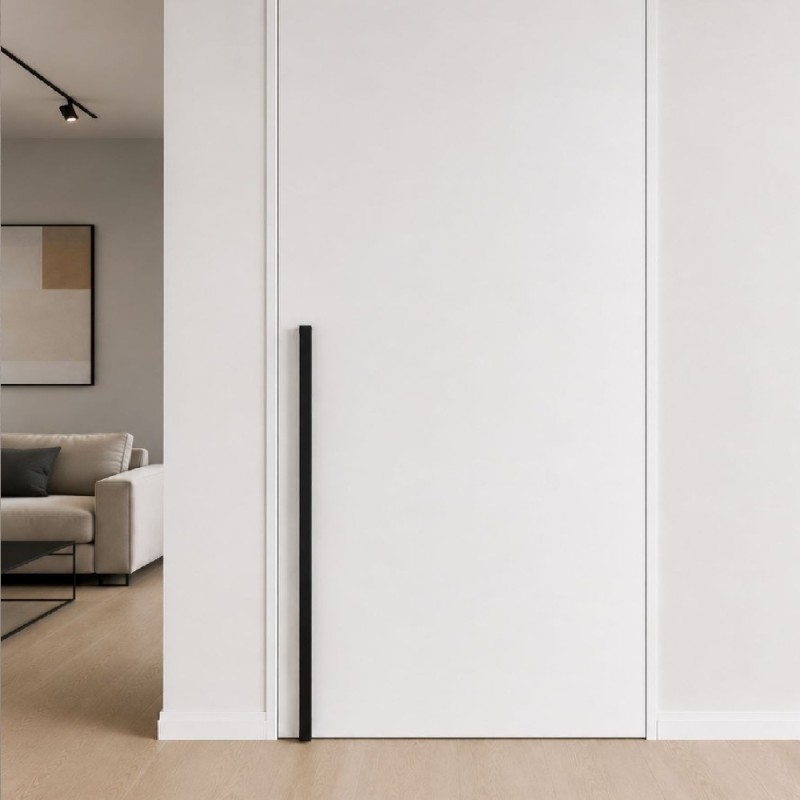 Pull door handle SECRET — black