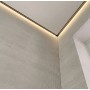 Apmetējamais griestu LED profils SHADE — melns