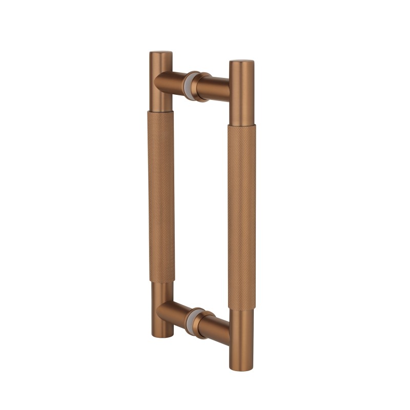 Pull door handle STERK 1770 — matt copper PVD
