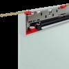 Bīdāmo stikla durvju sistēma MAGIC 2 VETRO līdz 80 kg / 1100 mm