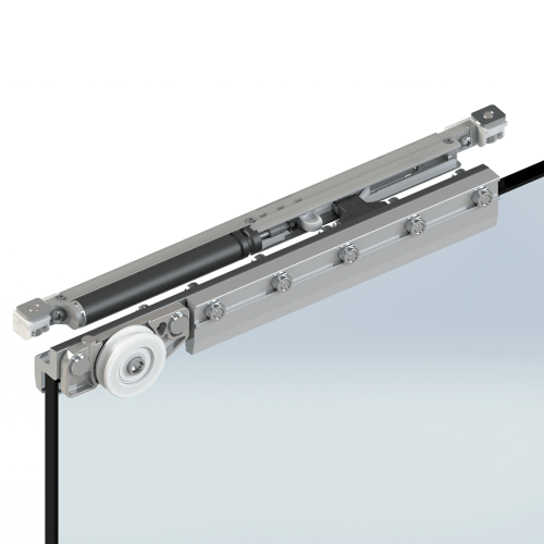 Sliding glass door system MICRO 50 to 80 kg