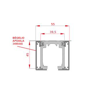 Begelio updaila 3490/AS