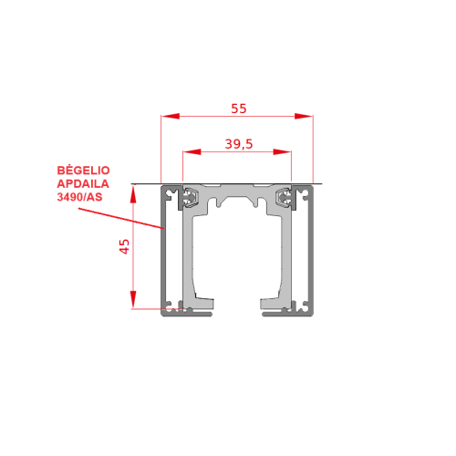 Begelio updaila 3490/AS