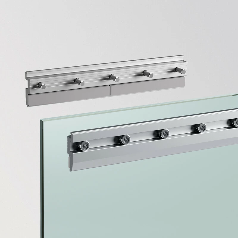 Sliding glass door system VETRO 40 CORSA up to 80 kg