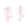 Sliding glass door system VETRO 40 CORSA up to 80 kg