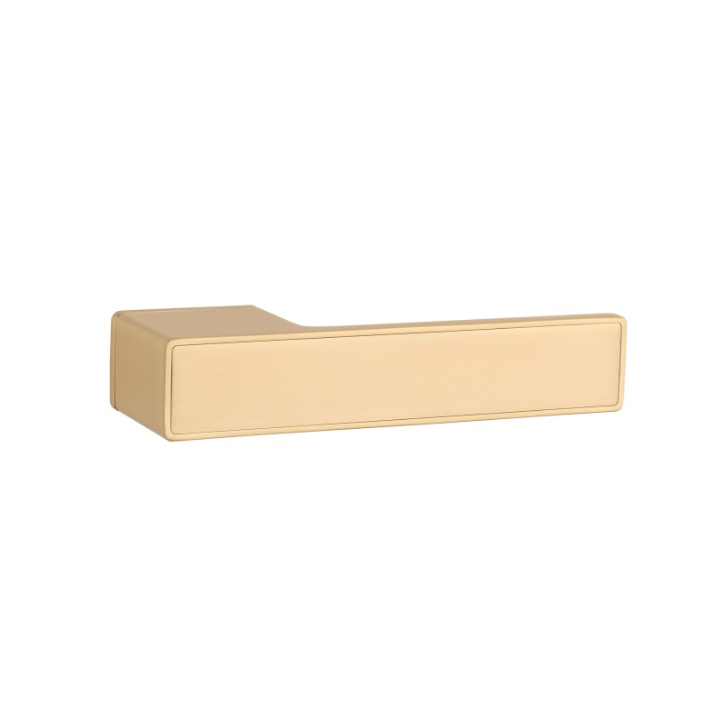 Handle STILE EHIME with integrated lock — matt brass