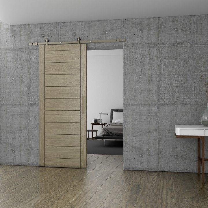 CHARRIOT sliding door system bronze up to 60 kg / 1150 mm