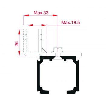 Rail fastening element 128 / DV