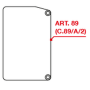 Rail end caps C89/A/2 for 1280/A + 1380