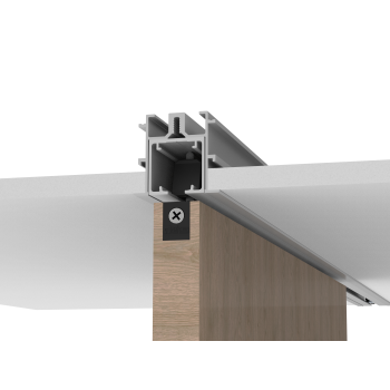 Divkomponentu griestu sliede SAHECO FUNDA FT + STAR 53x32 mm