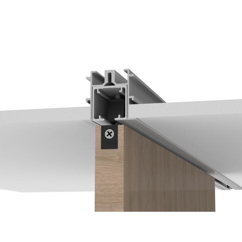 Divkomponentu griestu sliede SAHECO FUNDA FT + STAR 53x32 mm