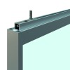 Sliding door system UNIVERSAL with aluminum frame
