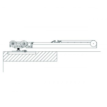 FLUID ECLETTICA Ar 1 virzienu "Soft close" līdz 80 kg