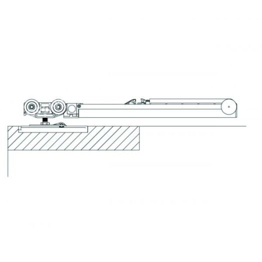 FLUID ECLETTICA CORSA ar 2 virzienu "Soft close" līdz 80 kg