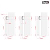 Bīdāmo durvju sistēma MAGIC 2 koksne līdz 80 kg / 1100 mm