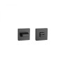 WC thumbturn TUPAI 801 Q 153 — black