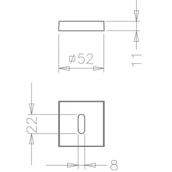 Накладки TUPAI 0986 Q BB 152 — белый