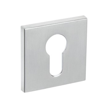 Escutcheon VDS Q6S R67F / R76 PZ — brushed chrome