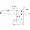 Rokturis VIOLA PZ 72 mm — nerūsējošais tērauds