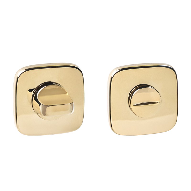 WC thumbturn VDS R82F — polished brass PVD