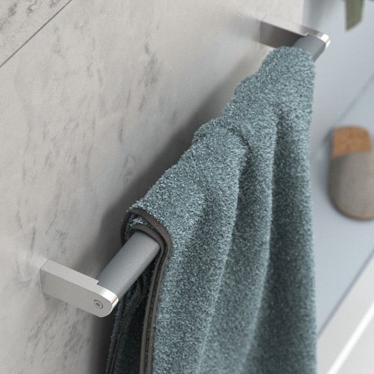 Towel holder IN.40.200 stainless steel / — black