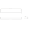 Towel holder IN.40.200 stainless steel / — black